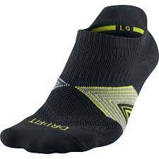 Nike Dri Fit Dynamic Arch No Show Sock Black Squadron Blue Stadium Grey Volt Mens Running Socks Running Socks Dri Fit Socks