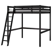 stora frame hoogslaper zwart 140x200 cm ikea zolderbedden hoogslaper ikea bed