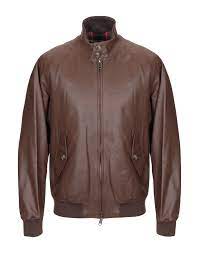 Baracuta Bomber In Cocoa Modesens Jackets Turtle Neck Long Sleeve