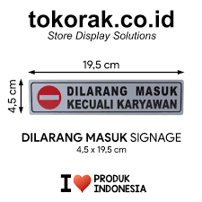 Membuat desain logo yang indah dengan mudah. Signage Dilarang Masuk 4 5x19 5cm Sign Petunjuk Simbol Logo Peringatan Shopee Indonesia