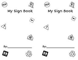 Black And White Road Sign Meaning Sign Book Printable Elementary Book Signing Handwriting Lines Wet Floor Signs