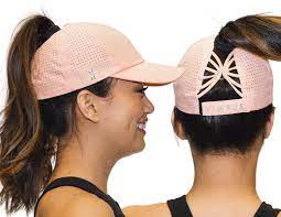 Peach High Ponytail Hat Sungoddess Design Upf50 Women Baseball Cap Ponytail Baseball Cap P Womens Baseball Cap Baseball Cap Outfit Ponytail Baseball Cap