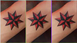 How To Make Star Tattoo By Trick | Simple Trick To Draw Star Tattoo -  Youtube
