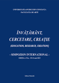 Simpozionul a creat oportunități de discuție și schimb de experiențe în vederea optimizării procesului de instruire în domeniul învățământului artistic superior. Ceeol Article Detail