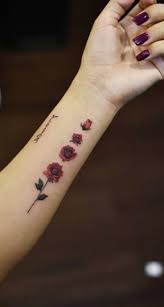 A sleeve looks just as pretty as this tiny bouquet on model kaia gerber. Unique Rose Arm Tattoo Ideas For Teenagers Cool Special Floral Flower Watercolor Forearm Rose Tattoo On Arm Tattoo Designs For Women Beautiful Small Tattoos