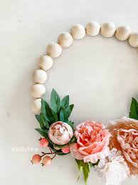 4.6 out of 5 stars. Diy Wood Bead Floral Wreath Lolly Jane