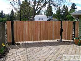 Wood Swing Gate Driveway Automated Custom Wood Electric Gate Vehicle Security Wooden Garden Gate Wood Swing Wood Gate
