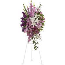 Delivery in san angelo is $5.99 (76901, 76902, 76903, 76904, 76905). Sacred Garden Spray By Teleflora In Beeville Tx Zimmer Floral And Nursery Funeral Flower Arrangements Funeral Flowers Memorial Flowers