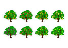 61 new ideas for fruit tree design plants. Fruit Tree Vector Illustration 127416 Vector Art At Vecteezy