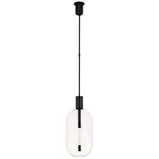 Precision cylinder sconce kelly wearstler. Visual Comfort Kw 5132bz Kelly Wearstler Nye Tall Pendant In Bronze Foundry Lighting