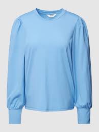 Object Blusenshirt aus Viskose-Mix mit Rundhalsausschnitt Modell 'Caroline'  (blau) online kaufen