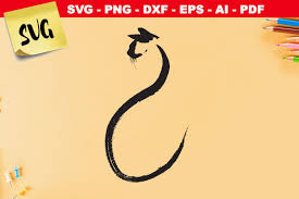 Download Cat Brush Silhouette Graphic By Novart Creative Fabrica SVG Cut Files