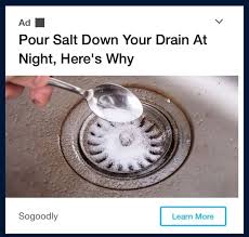 Do not pour boiling water down your sink or toilet. Ad Pour Salt Down Your Drain At Night Here S Why Sogoodly