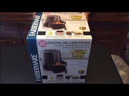 Farberware 6qt oil less air fryer oven review and waffle fries! Farberware Digital Oil Less Fryer Youtube