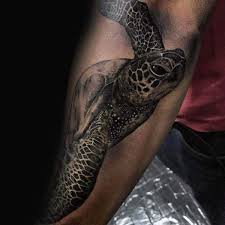 Whatever legendary symbolization the turtle tattoo may have, the design epitomizes comfort, shelter and protection. 100 Turtle Tattoos For Men Hard Shell Design Ideas