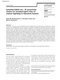 If the led bulb requires dc Pdf Leaving Lights On A Conscious Choice Or Wasted Light Use Of Indoor Lighting In Swedish Homes