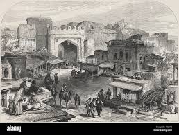 British-Afghan war, scenes in the city ...