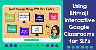 Due to seesaw's 2020 updates, you can now create fantastic, interactive bitmoji classrooms through seesaw. How Slps Can Use Interactive Bitmoji Google Classrooms