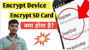 Sd card corruption and damage may result in the loss of important files. What Is Encrypt Device And Encrypt Sd Card In Hindi Encryption And Decryption In Hindi Youtube