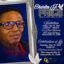 Celebration of Life Details for: Charles J. Paige May 23, 1954