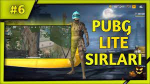 Pubg Lite Sirlari Pubg Mobile Lite Youtube