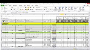 lesson 8 part 2 create resource loading sheet on excel