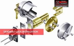 Most of these locks will come with a template to make sure you drill the right place in the door, but if you're unsure and don't want to ruin the door, mr. Installing A Deadbolt Lock Chicago Locksmiths Blogchicago Locksmiths Blog