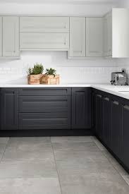Anthracite Limestone Modern Handleless Shaker In 2020 Open Plan Kitchen Dining Living Grey Kitchen Floor Kitchen Design Small