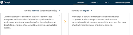 Look up words and phrases in comprehensive, reliable bilingual dictionaries and search through billions of with linguee's example sentences you will be using foreign languages like a pro. Deepl Traduction Automatique En Ligne Plus Intelligente Que Google Translation