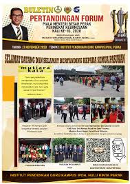 See more of institut pendidikan guru kampus ipoh on facebook. Buletin Edisi 2 Forum Piala Menteri Perak Kali Ke 10 2020 Flip Ebook Pages 1 4 Anyflip Anyflip