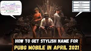 We created this online free fire name generator to help you guys choose stylish names. How To Change Stylish Id Name In Pubg Mobile Herunterladen