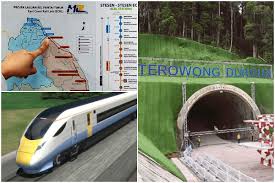 Projek east coast rail link (singkatan ecrl, bahasa melayu: Ecrl Kelantan Babit Laluan Baru Di Kota Bharu Machang Bachok Pasir Puteh Harap Cepat Siap La Senang Nak Jalan Jalan Libur
