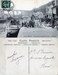 Dinan Arrivee De La Vedette Dinardaise Descente Des Passagers Caleches Les Attendant 1912 En 2020 Carte Postale Postale Carte Postale Ancienne