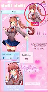 ( please like/reblog to let me know that you like these ! Monika Wallpaper Literature Club Literature Cute Games