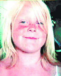 Family release balloons in Olivia's memory