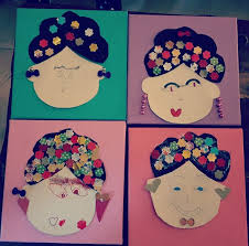 Frida Kahlo Biografia Corta Para Niños De Preescolar Frida Art For Kids Montessori Art Artists For Kids