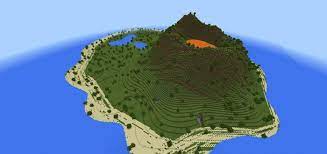 Volcano Island Custom Terrain Map For Minecraft Pe Maps For Minecraft Pe Mcpe Box Terrain Map Volcano Islands Minecraft