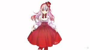 Check spelling or type a new query. Female Wearing White And Red Dress Anime Character Original Characters Red White Hair Manga Hd Wallpaper Wallpaper Flare