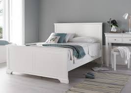 Chateaux White Wooden Bed Frame White Bed Frame White Wooden Bed Bed Design Modern