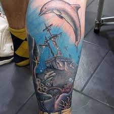 fabulous dolphin tattoo ideas for men