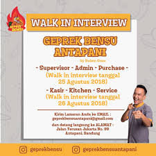 Maybe you would like to learn more about one of these? Geprek Bensu Lowongan Kerja Untuk Kamu Di Antapani Facebook