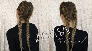 Come tutte le altre trecce si potrebbe effettuare anche alla modalità francese, cioè dalla metà della testa, oppure facendo una coda alta e. Come Fare Treccia Olandese Doppia Boxer Braids Tutorial Youtube