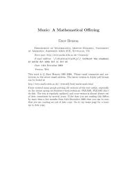 Expired murder mystery (mm2) corrupt codes. Music A Mathematical Offering Dave Benson University Of Aberdeen