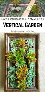 Re Purpose A Plastic Frame To Make A Vertical Garden Vertical Garden Vertical Vegetable Garden Vertical Herb Garden