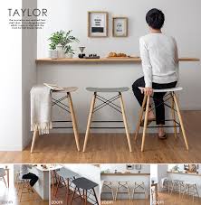 楽天市場 カウンターチェア バーチェア 木製 イス 椅子 北欧 ダイニングチェア カフェチェアー チェア おしゃれ かわいい モダン カウンタースツール バースツール ダイニング カウンターチェアー シェルチェア シンプル taylor テイラー インテリアショップ