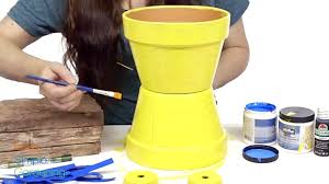 Sculpture personnage bd obelix en terre cuite polychrome signé rp. En Peignant 4 Pots De Terre Cuite En Jaune Il Realise Une Deco De Jardin Tres Mignonne Cela Donne Des Idees Video Dailymotion