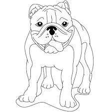 How To Draw Easy Bulldog Drawings Sketch Template Bulldog Drawing Bulldog Cartoon Dog Drawing Simple