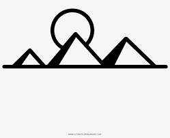 100% free coloring page of a pyramid. Great Pyramid Coloring Page With Pyramids Ultra Pages Free Transparent Png Download Pngkey