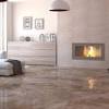 The most common cream color tile material is cowhide. 1