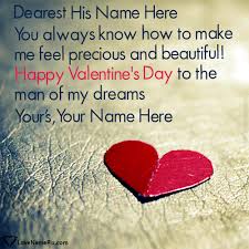 Valentine day messages to your loved ones feel special. Valentine Messages For Husband With Name Editing